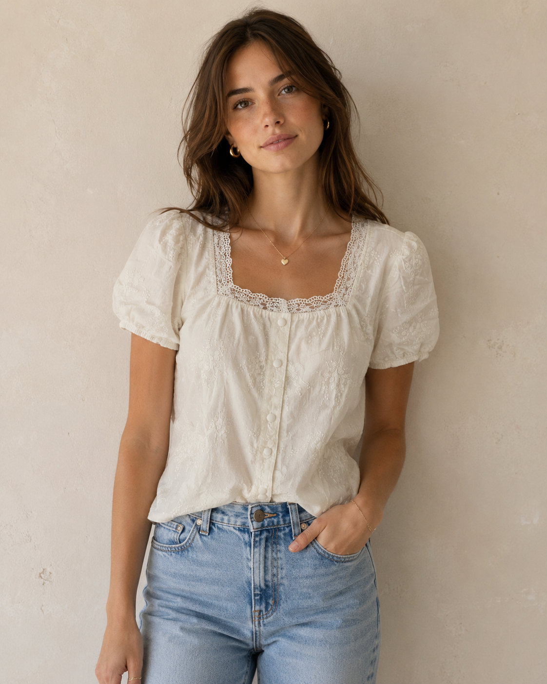 Ivory Rhea Top – Purpose Boutique