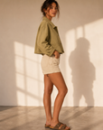 Olive Kayla Button Up