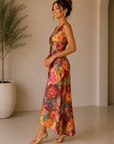 Parisian Floral Alicia Midi Dress