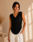 Black Rhea Top
