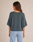 Teal Shae Textured Knit Top