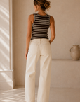 Coffee Off White Edlin Tank