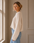 Ivory Olivia Knit Sweater