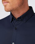 Navy Halyard LS Dress Shirt
