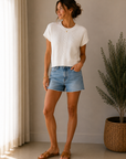 Cream Bianca Knit Top