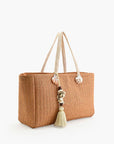 Raffia Reef Shell Tote