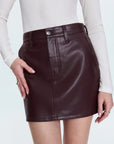 Cabernet Abi Mini Skirt