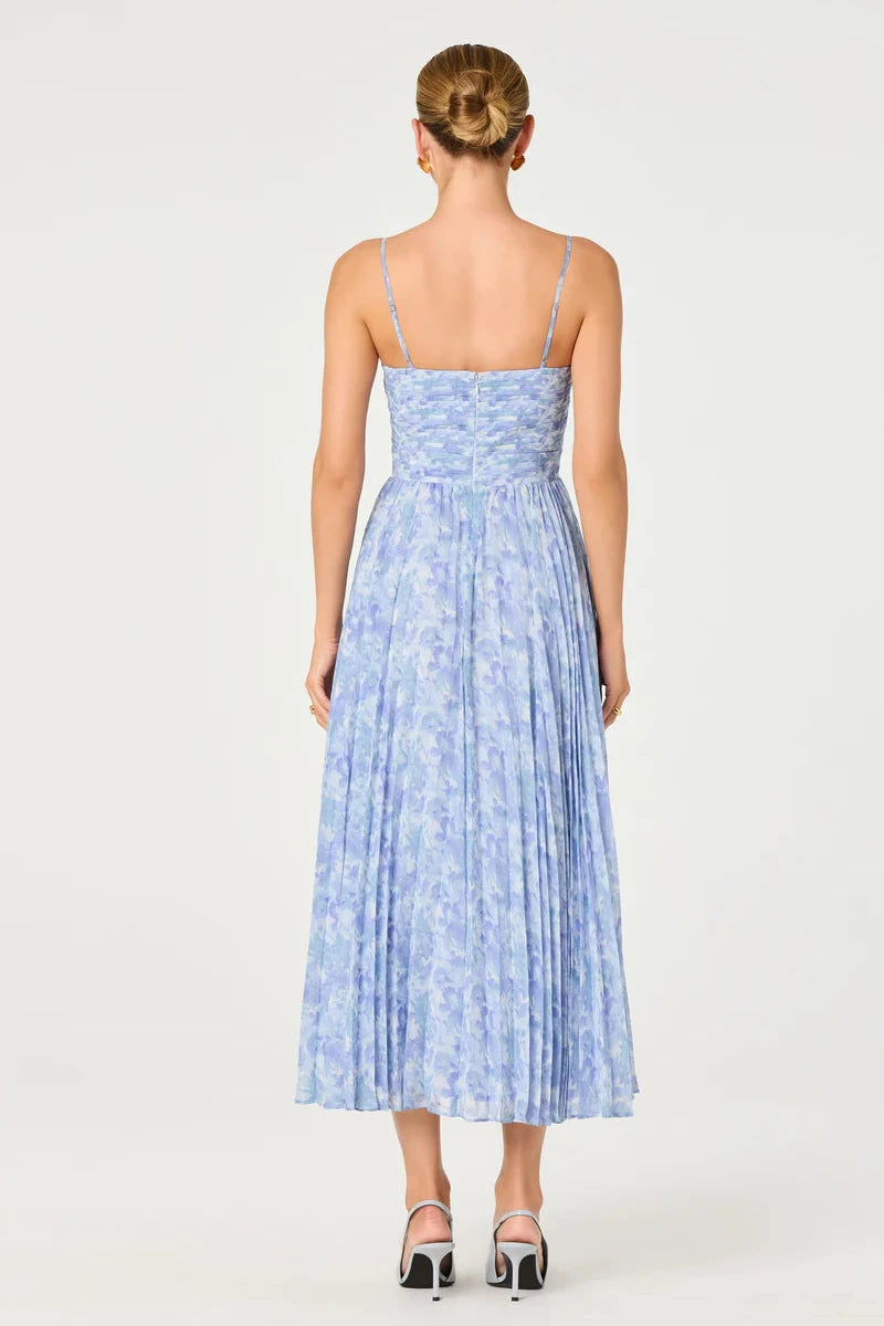 Blue Floral Bayley Dress  Purpose Boutique