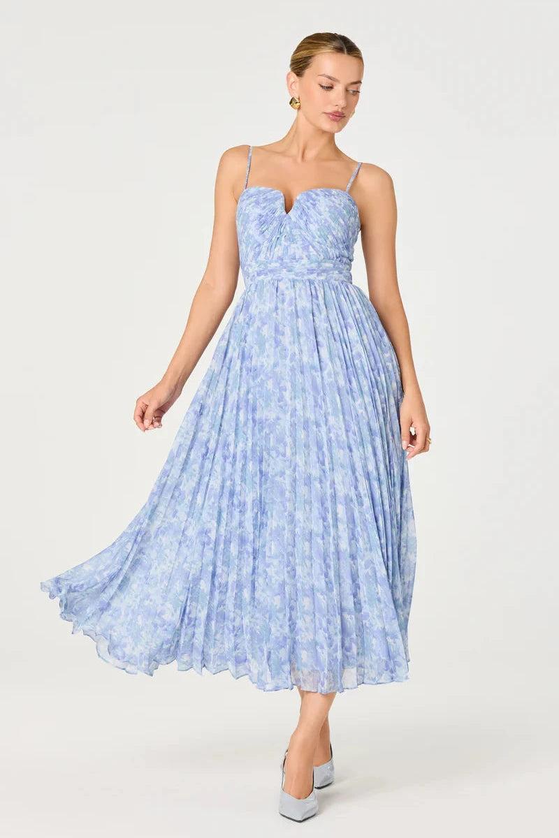 Blue Floral Bayley Dress Purpose Boutique Blue Floral Bayley Dress Purpose Boutique
