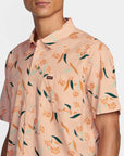 Desert Taupe Botanical Button Up