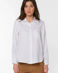 Optic White Bennet Longsleeve Top