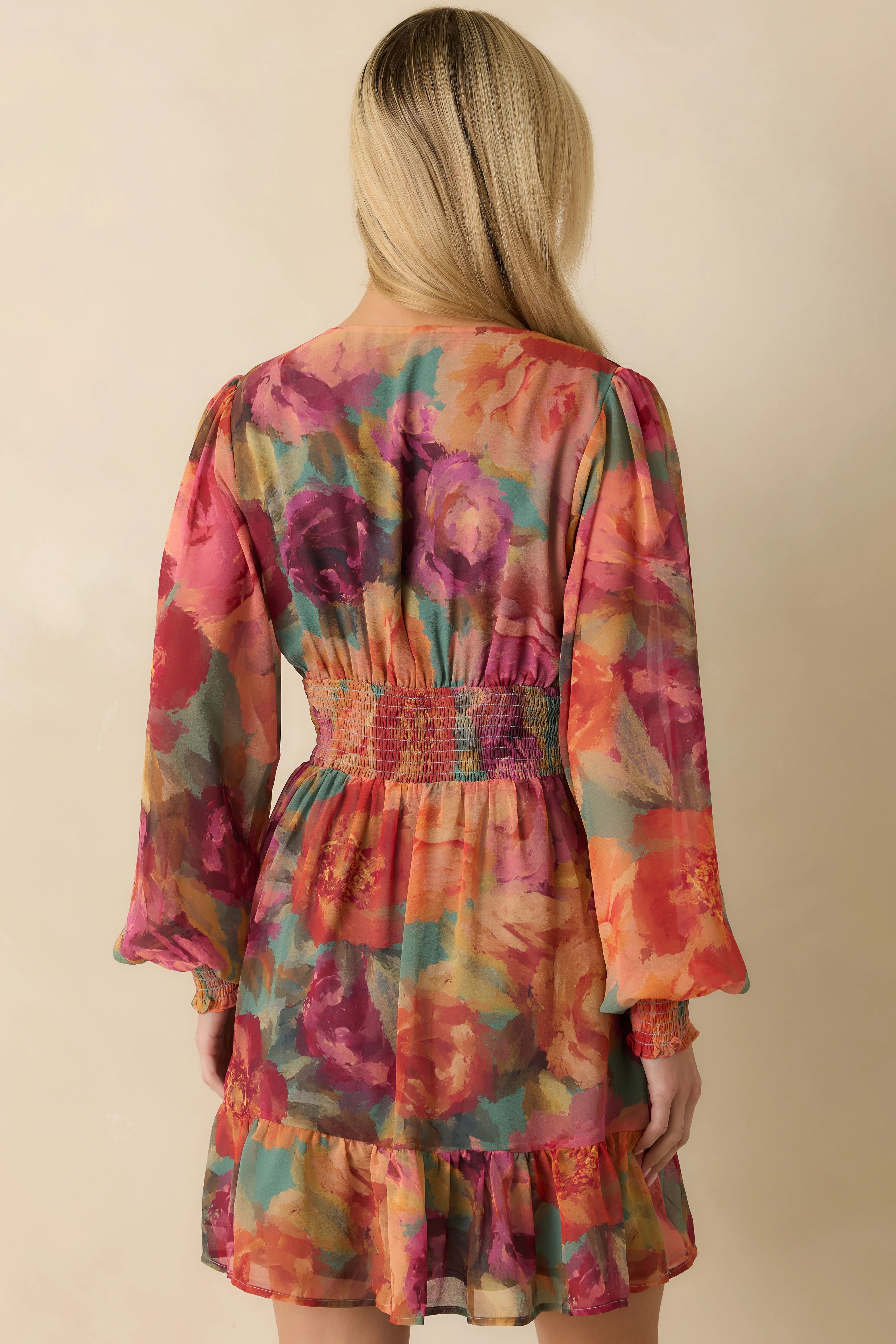 parisian mini dress Parisian Floral Amara Dress