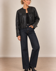Black Daredevil Fringe Jacket