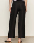 Black Linen Scout Pant
