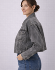 Flint Cropped Denim Jacket