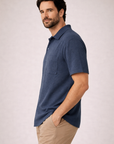 Navy Heitor Knitted Shirt