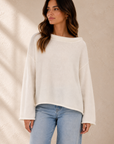 Ivory Drake Sweater - W1542