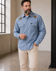 Fanned Crosscut Deluxe Longsleeve Flannel - 125826F