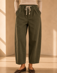 Dried Ivy Toni Pull On Elastic Pant - DEX1-10206