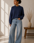 Navy Finn Sweater - T5193