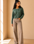 Monstera Medina Pointelle Cardigan - ZW263444