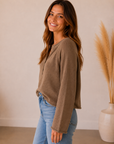Khaki Wyatt Sweater - TMR1262