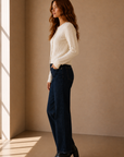 Cloud Medina Pointelle Cardigan - ZW263444