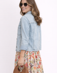 Light Wash Bailey Button Jacket