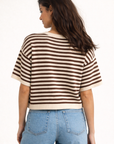 Brown Stripe Sweater