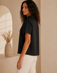Black Gaia Blouse