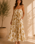 Fawn Arosa Midi Dress - S4136-W778