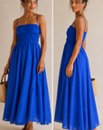 Nautical Cornelia Poplin Maxi Dress