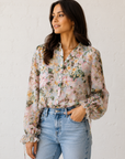 Spring Floral Femme Muse Blouse