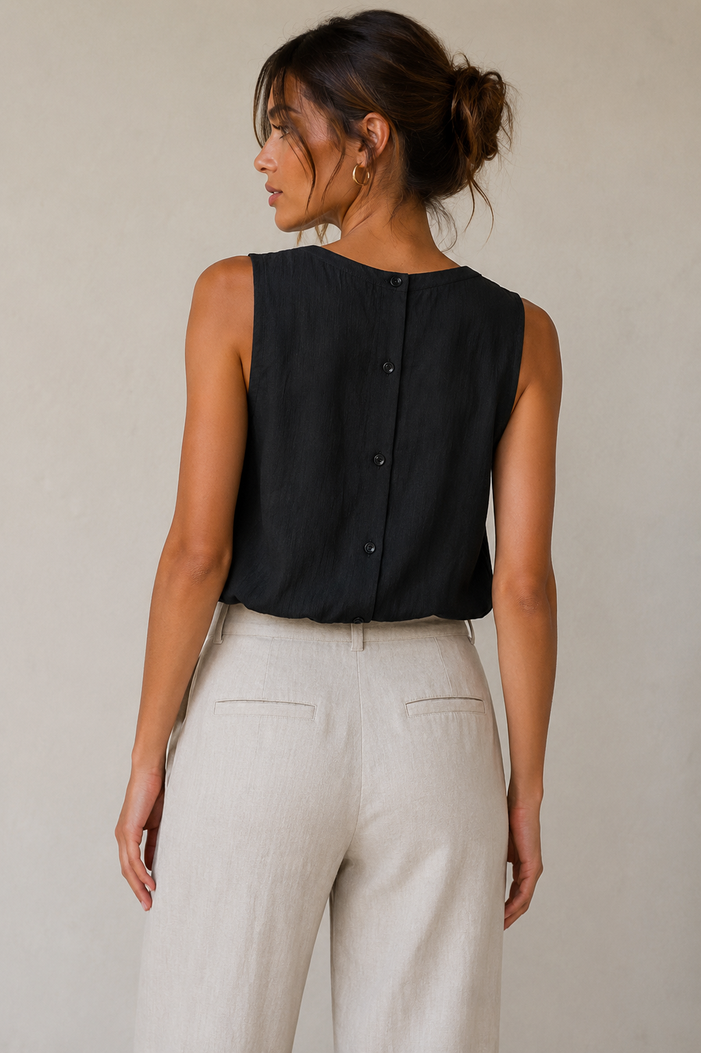 Black Maya Bubble Top – Purpose Boutique