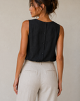 Black Maya Bubble Top
