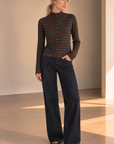 Brown Briar Stripe Cardigan