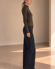 Brown Briar Stripe Cardigan