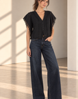 Black Valentina Top