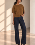 Cocoa Powder Perfect Sweater Tee