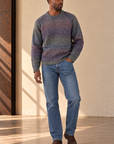 Spiced Plum Gradient Knit Sweater