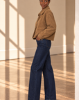 Camel Sloane Cropped Jacket