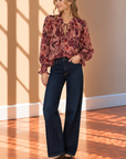 MAUVE GARDEN TOP