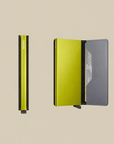 Slimwallet Matte Grey & Lime