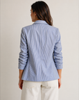 Blue & White Danna Blazer