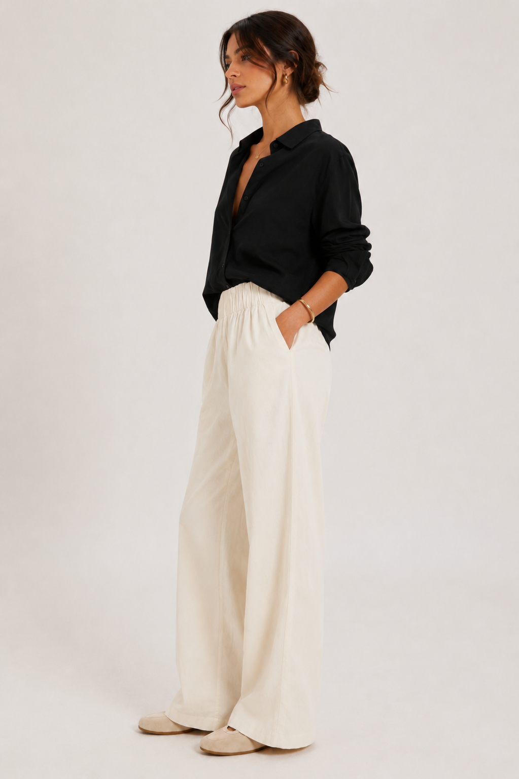Clean Ivory Days End Linen Pant – Purpose Boutique