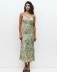Green Christella Midi Dress