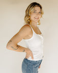 Sugar Swizzle End Game Pointelle Tank