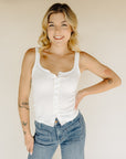 Sugar Swizzle End Game Pointelle Tank