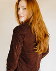 Chocolate Matilda Crop Trucker Jacket