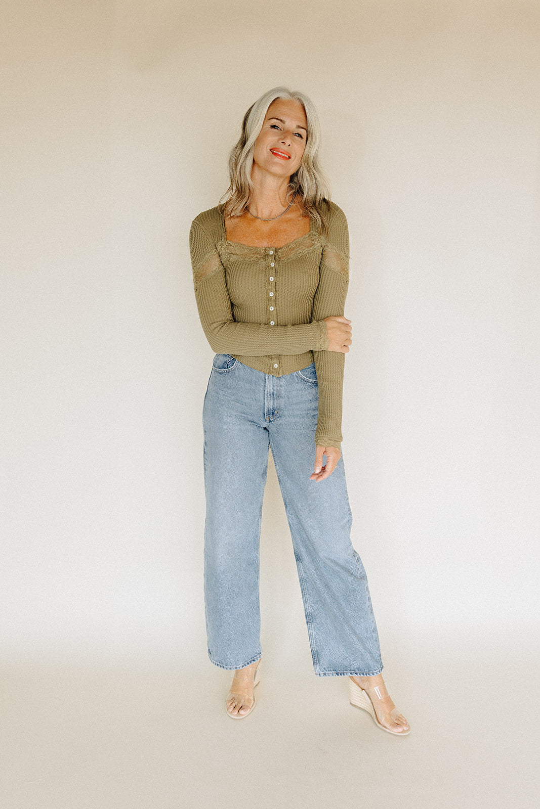 Gothic Olive Let's Party Cardigan